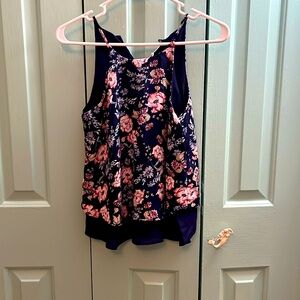 XS Pink Rose Tank Top